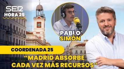 "Existe un Madrid que absorbe cada vez más recursos respecto al pasado": Pablo Simón