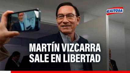 Martín Vizcarra fue liberado y se retira del penal de Barbadillo