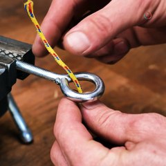 Easy steps to tie a swivel to your fishing line! 🐟💯