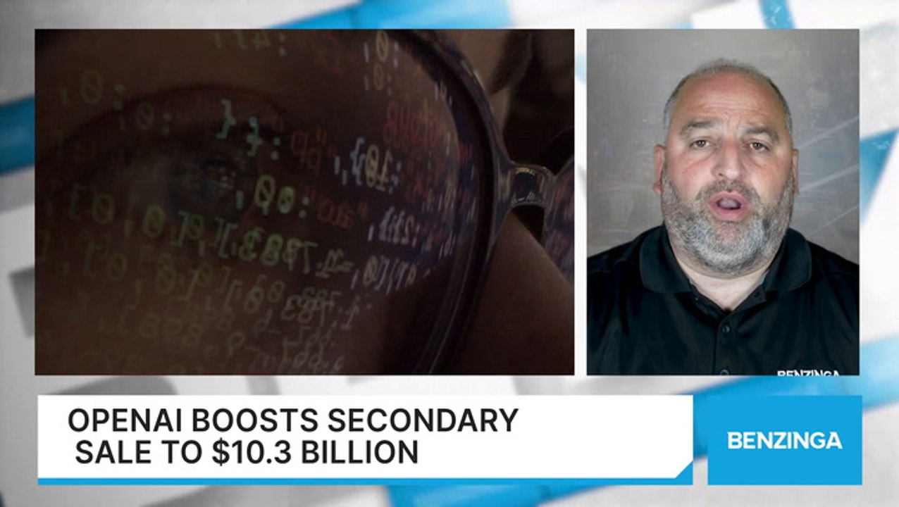 OpenAI Boosts Secondary Sale To $10.3 Billion