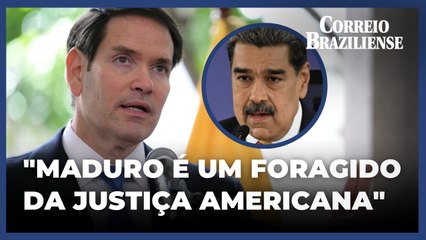 Maduro é "foragido da Justiça americana", diz secretário de Estado dos EUA