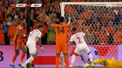 스포츠중계 빠른티비 [월드컵 유럽 예선] 네덜란드 vs 폴란드 하이라이트 2025.09.05 (금) 0345