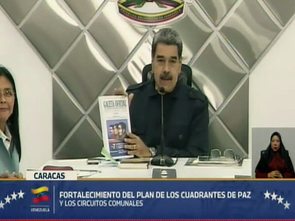 Pdte. Maduro: Hemos puesto la 3ª T al frente de las 7 Grandes Transformaciones del Plan de la Patria