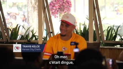 Chiefs - Quand Travis Kelce imite Patrick Mahomes...