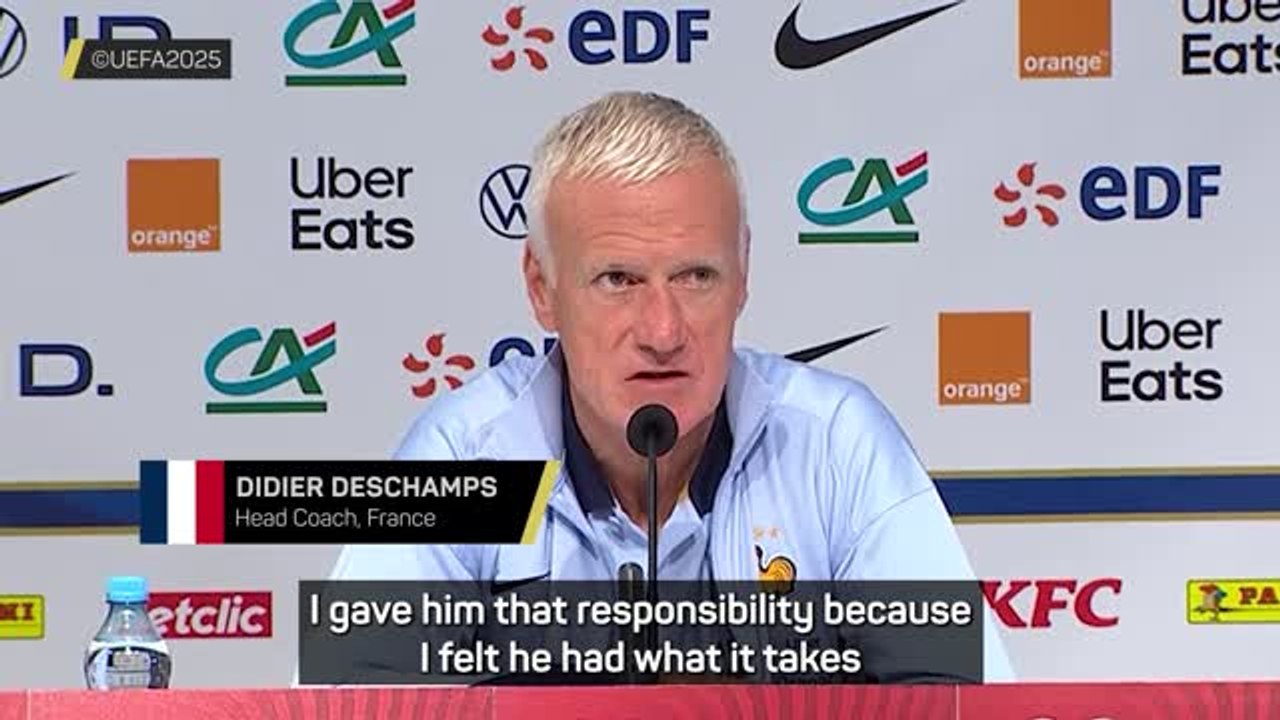 France captaincy doesn't weigh Mbappe down, insists Deschamps