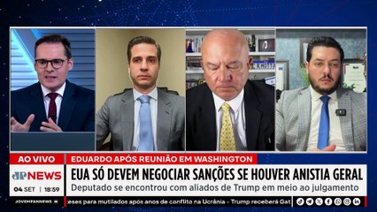 EUA só devem negociar tarifaço contra Brasil se houver anistia geral, diz Eduardo Bolsonaro