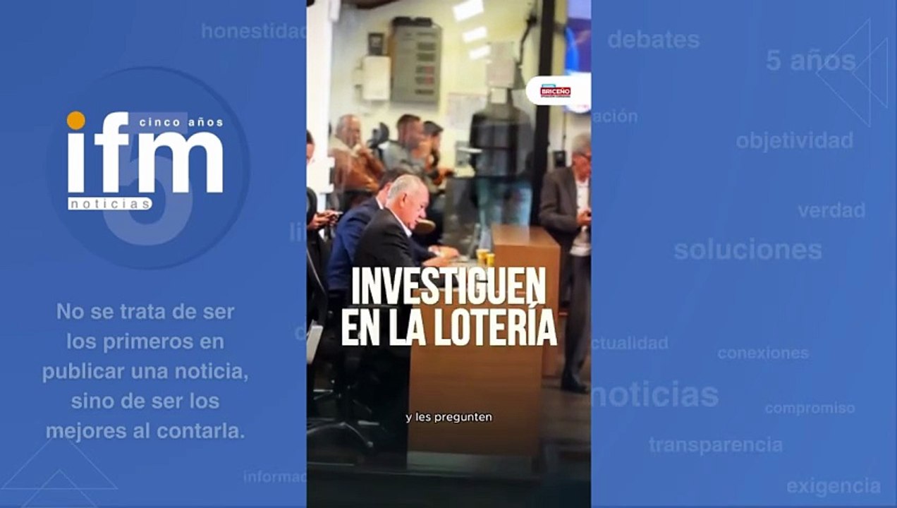 Daniel Briceño denunció sobrecostos en contrato de la Lotería de Bogotá adjudicado a Thomas Greg & Sons
