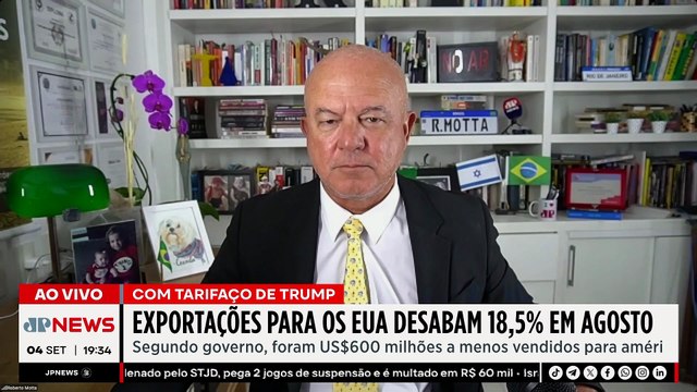 Brasil perde U$ 600 mi e exportações para EUA caem 18,5% em agosto após tarifaço de Trump