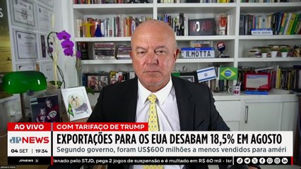 Brasil perde U$ 600 mi e exportações para EUA caem 18,5% em agosto após tarifaço de Trump