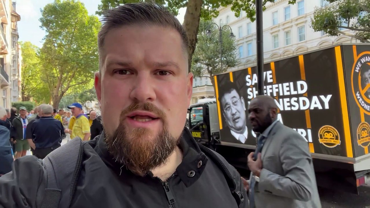 Alex Miller reports from the Sheffield Wednesday fan protest at the Thai Embassy