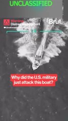 New video shows moment US strikes alleged ‘drug vessel’ tied to Venezuelan cartel.