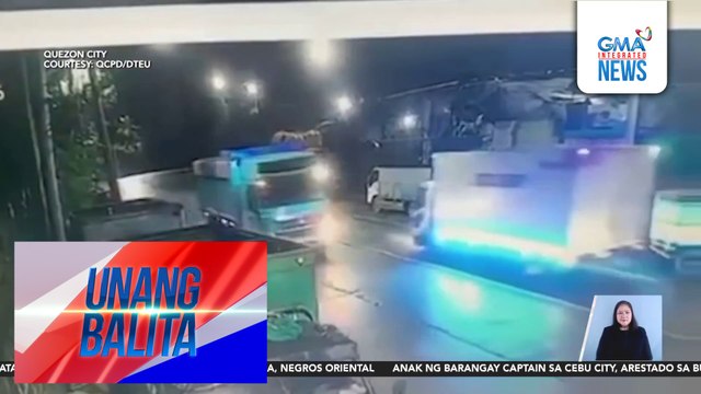 Truck driver, patay matapos mabangga ng closed van sa Payatas Road | Unang Balita