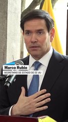 “Nicolás Maduro es un narcotraficante y terrorista" señala Marco Rubio