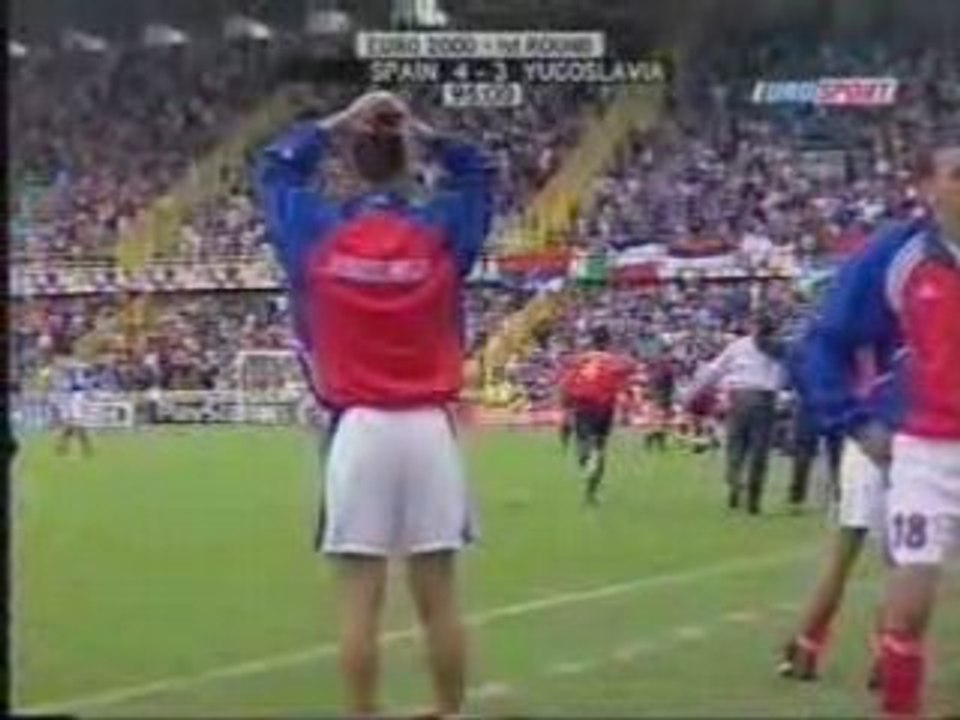 Gol de Alfonso a Yugoslavia Eurocopa 2000