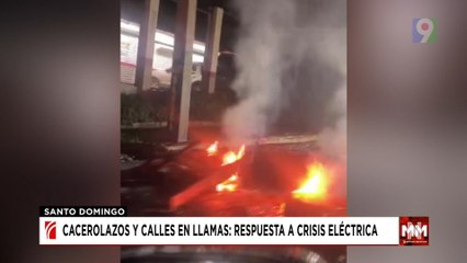 Molestias por apagones causan quema de cauchos y cacerolazos | Noticias & Mucho MAS