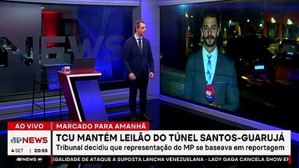 TCU mantém licitação do túnel Santos-Guarujá após análise