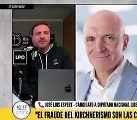 Espert "no me rompan las bolas" con Spagnuolo