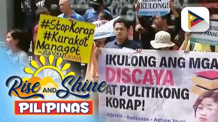 Ilang grupo, nagsagawa ng kilos-protesta sa compound ng pamilya Discaya sa Pasig City: PNP, agad na umalalay sa sitwasyon | via Gab Villegas