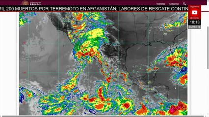 Huracán 'Lorena' se degrada a tormenta; mantienen alerta en Baja California