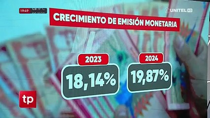 La emisión monetaria en Bolivia bordeó el 50% entre 2020 y 2024, según datos del BCB advertido por analista