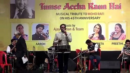 man re tu kaahe na dheer dhare / Prasan Rao live