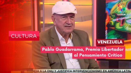 Entrevista con Pablo Guadarrama CULTURA EDICIÓN CENTRAL 04-09-2025