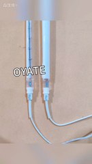 608mm 400v 2500w N caps halogen infrared heating lamps IR heat tube for SMI blowing machine