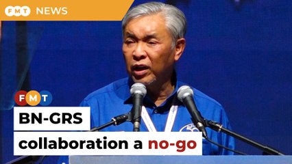 Zahid confirms no BN-GRS collaboration at Sabah polls