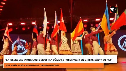 Arrúa en la Fiesta del Inmigrante celebra la diversidad, la paz y al concordia