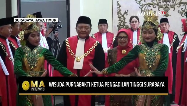 Momen Wisuda Purnabakti Ketua Pengadilan Tinggi Surabaya | MA NEWS