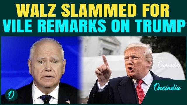 Walz’s ‘Death’ Wish for Trump Ripped by Netizens| ‘What a Monster!’ Netizens call-out Minnesota Guv