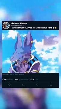 AFTER BULMA SLAPPED ON LORD BEERUS HEAD 💀😂