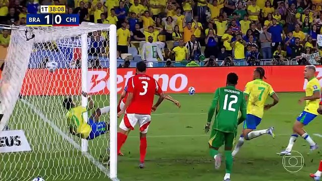 Copa do Mundo 2026 (Eliminatórias) Brasil x Chile (17ªr) com Luís Roberto (Globo)