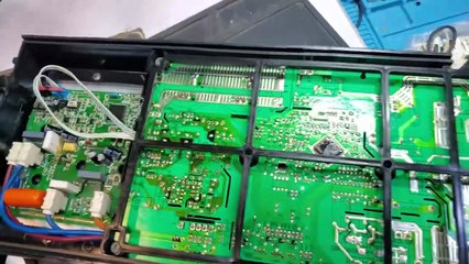 Haier DC inverter AC E7 error code AC PCB #423