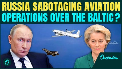 Sweden’s SHOCKING Charge on Russia post Ursula Plane Emergency| Putin Jamming GPS over Baltic Sea?