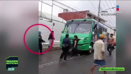 Riña termina con autos dañados, mujeres con golpes y detenidos en Cuajimalpa, CDMX