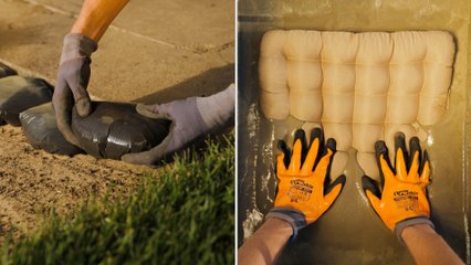 Easy ways to decorate your courtyard #diy #craft #cement #courtyard #fyp