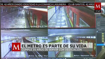 Silvia Rojas García es la primera mujer operadora del Metro de la Ciudad de México