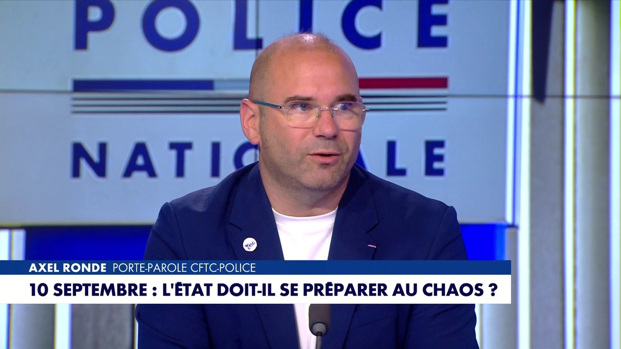 Axel Ronde :  «La police nationale tient la République à bout de bras»