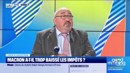 Emmanuel Lechypre face à Raphaël Legendre : Macron a-t-il trop baissé les impôts ?- 05/09