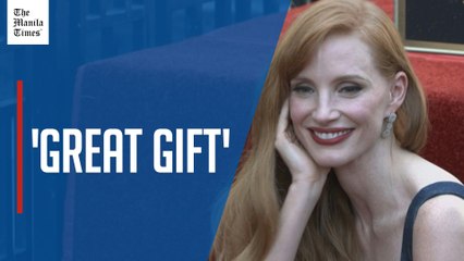 Jessica Chastain honored with Hollywood Walk of Fame star