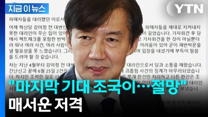 "조국에게 '사람'은 후순위"...혁신당 성 비위 피해자 대리인의 비판 [지금이뉴스] / YTN
