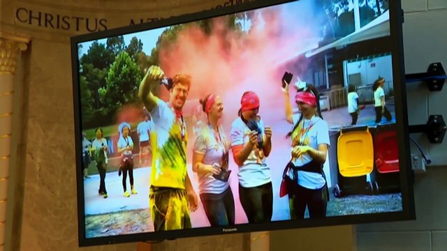 Mourners gather for funeral of one of two officers killed in Porepunkah