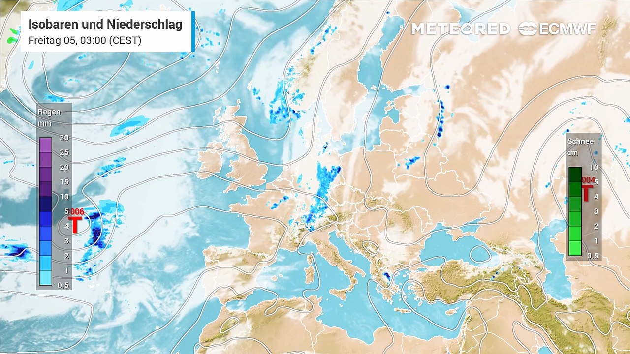 Das Hoch Nina bleibt nur am Wochenende: Es verschwindet rasch wieder aus Deutschland!