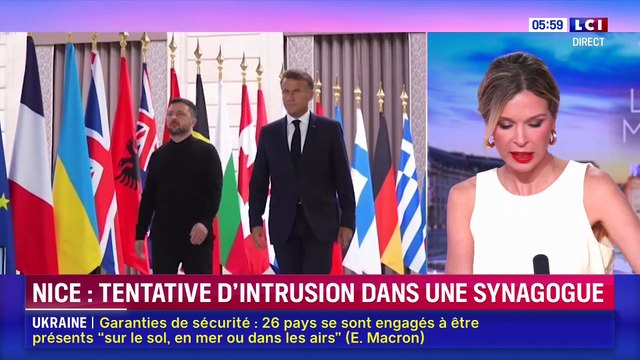 Laurene Barrière - LCI Matinale du 05/09/2025 - Des troupes alliées en Ukraine et un plan anti-casseurs pour la mobilisation du 10 septembre ⚔️