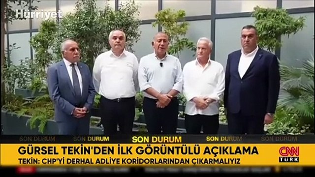 Gürsel Tekin'den ilk açıklama: Göreve başladık