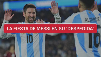 Así fue la fiesta de despedida de Messi en el Monumental