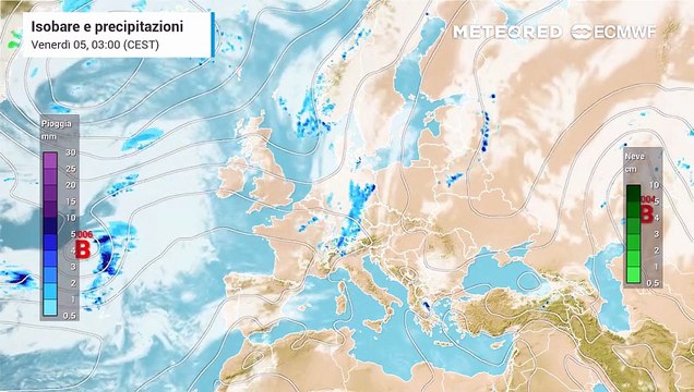 Cambiamenti di circolazione: entrano le correnti atlantiche, inizio settembre fra tepori e temporali