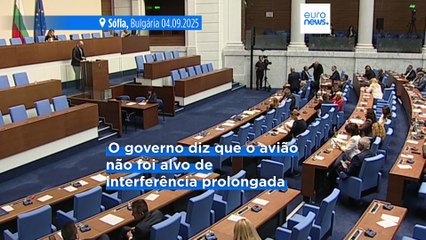 Bulgária volta atrás e diz que não há provas de interferência russa no GPS do avião de von der Leyen