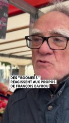 Les "boomers" responsable du surendettement ? Les propos de François Bayrou font réagir en France
